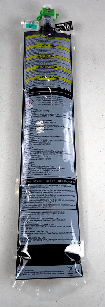 Tinta para GTX Black 500cc y 700cc (BGCX40K05000112) (BGCX40K07000112)