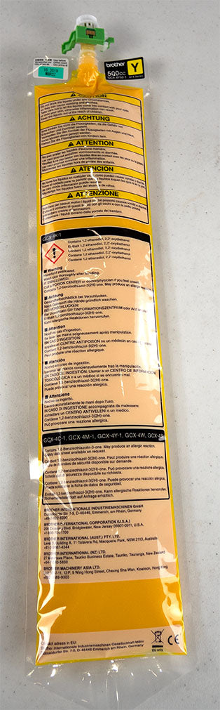 Tinta para GTX Yellow 500cc y 700cc (BGCX40Y05000112) (BGCXY0C07000112)