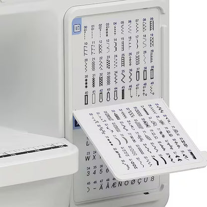 CS7205 Máquina de coser digitalizada de 150 puntadas con mesa de extensión para ampliar espacio de trabajo