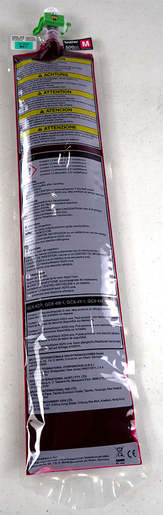 Tinta para GTX Magenta 500cc y 700cc (BGCX40M05000112) (BGCX40M07000112)