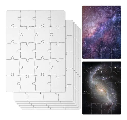 Rompecabezas A5 c/glitter 20 piezas Material: Cartón