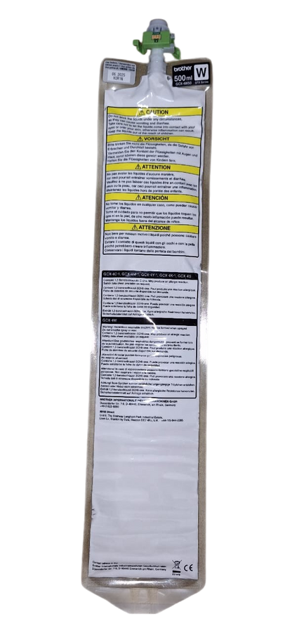 Tinta para GTX White 500cc y 700cc (BGCX40W05000112) (BGCX40W07000112)