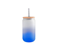 Botella Borosilicato Candy  500 ml c/popote de vidrio