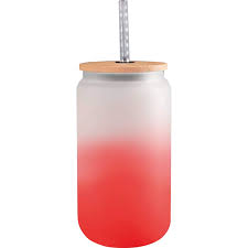 Botella Borosilicato Candy  500 ml c/popote de vidrio