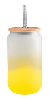 Botella Borosilicato Candy  500 ml c/popote de vidrio